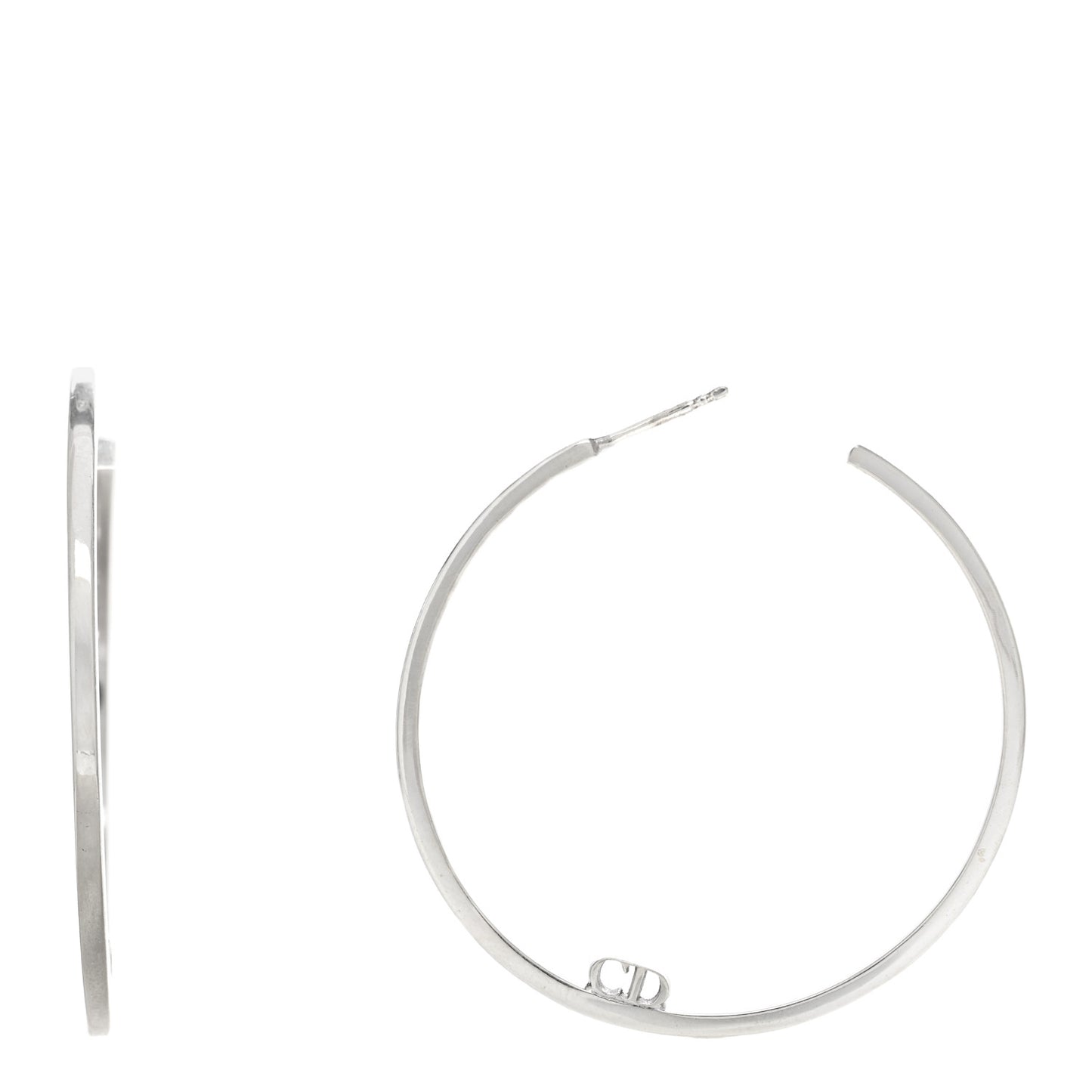 Sterling Silver CD Hoop Earrings