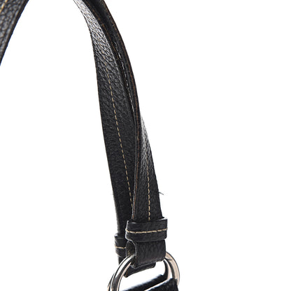 Prada Vitello Daino Shoulder Bag Black 11 of 13