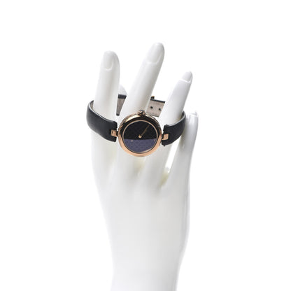 Gucci Stainless Steel Calfskin 27mm Diamantissima Quartz Watch Black 2 of 6