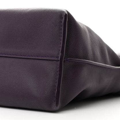 Loewe Nappa Flamenco Knot Clutch With Chain Purple 10 of 11