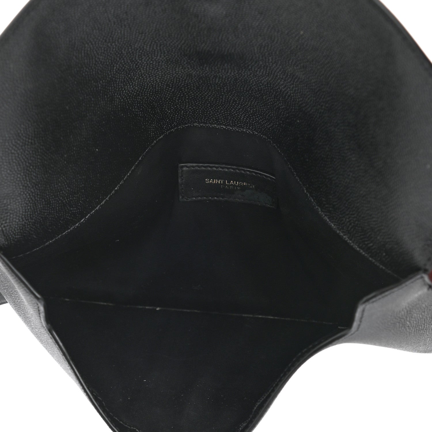 Saint Laurent Grain De Poudre Uptown Pouch Black 5 of 9
