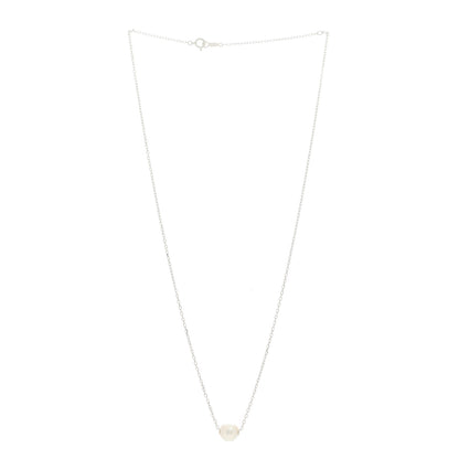 Mikimoto 18K White Gold Akoya Pearl 8mm Single Pendant Necklace 3 of 6