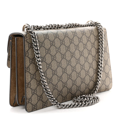 Gucci GG Supreme Monogram Small Dionysus Shoulder Bag Taupe 3 of 10