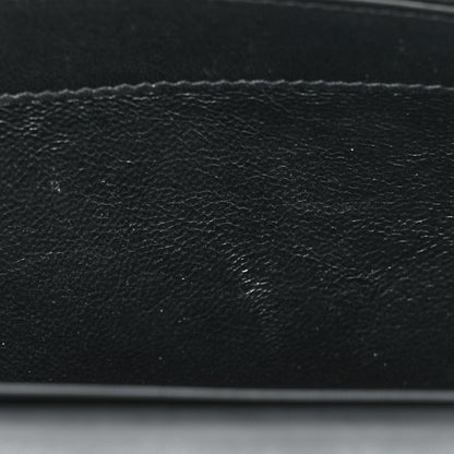 Saint Laurent Smooth Calfskin Classic Monogram Kate Tassel Chain Wallet Black 10 of 15