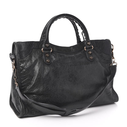 Balenciaga Agneau Giant 12 Rose Gold Hardware City Anthracite 3 of 10