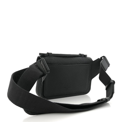 Louis Vuitton Taurillon Monogram S Lock Sling Bag Black 3 of 12