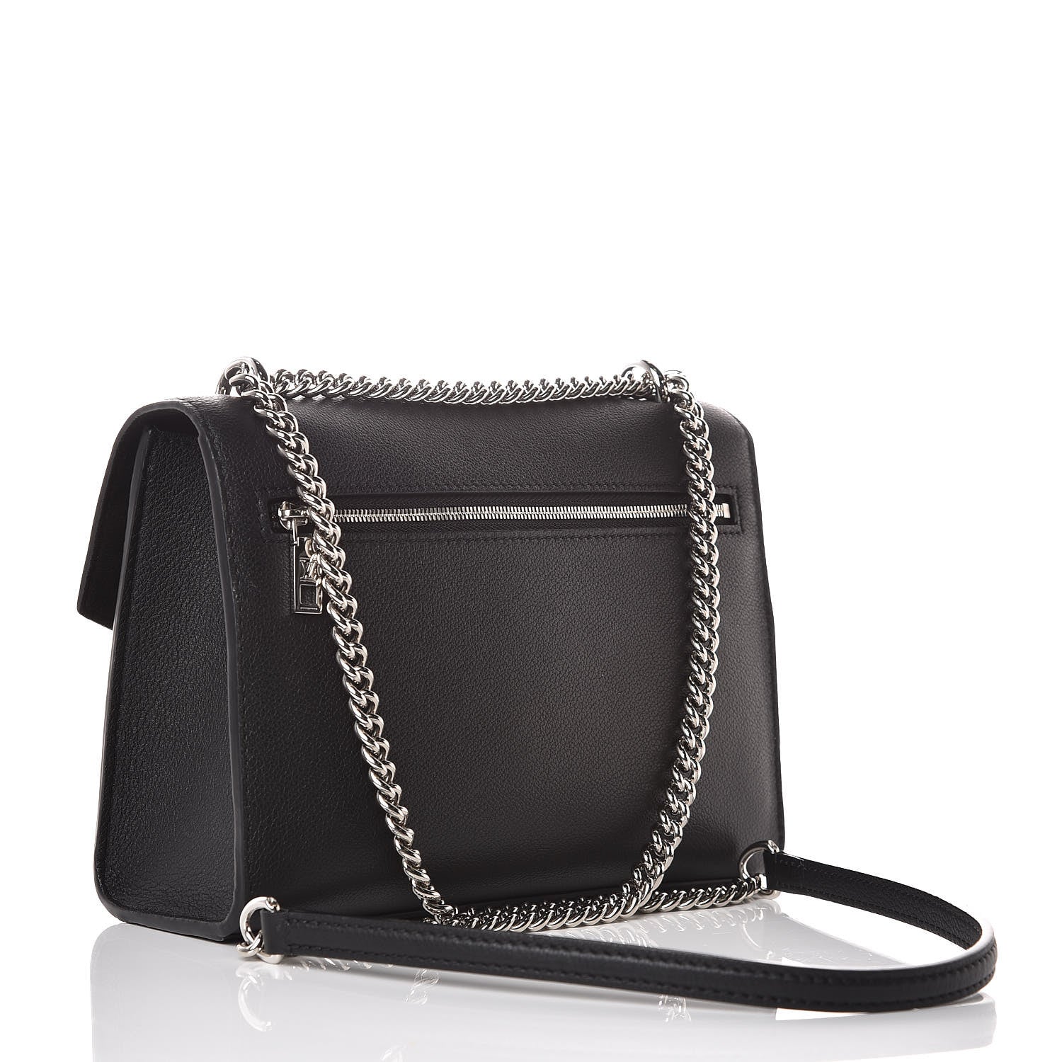 Louis Vuitton Soft Calfskin My Lockme Chain Bag BB Black 3 of 9