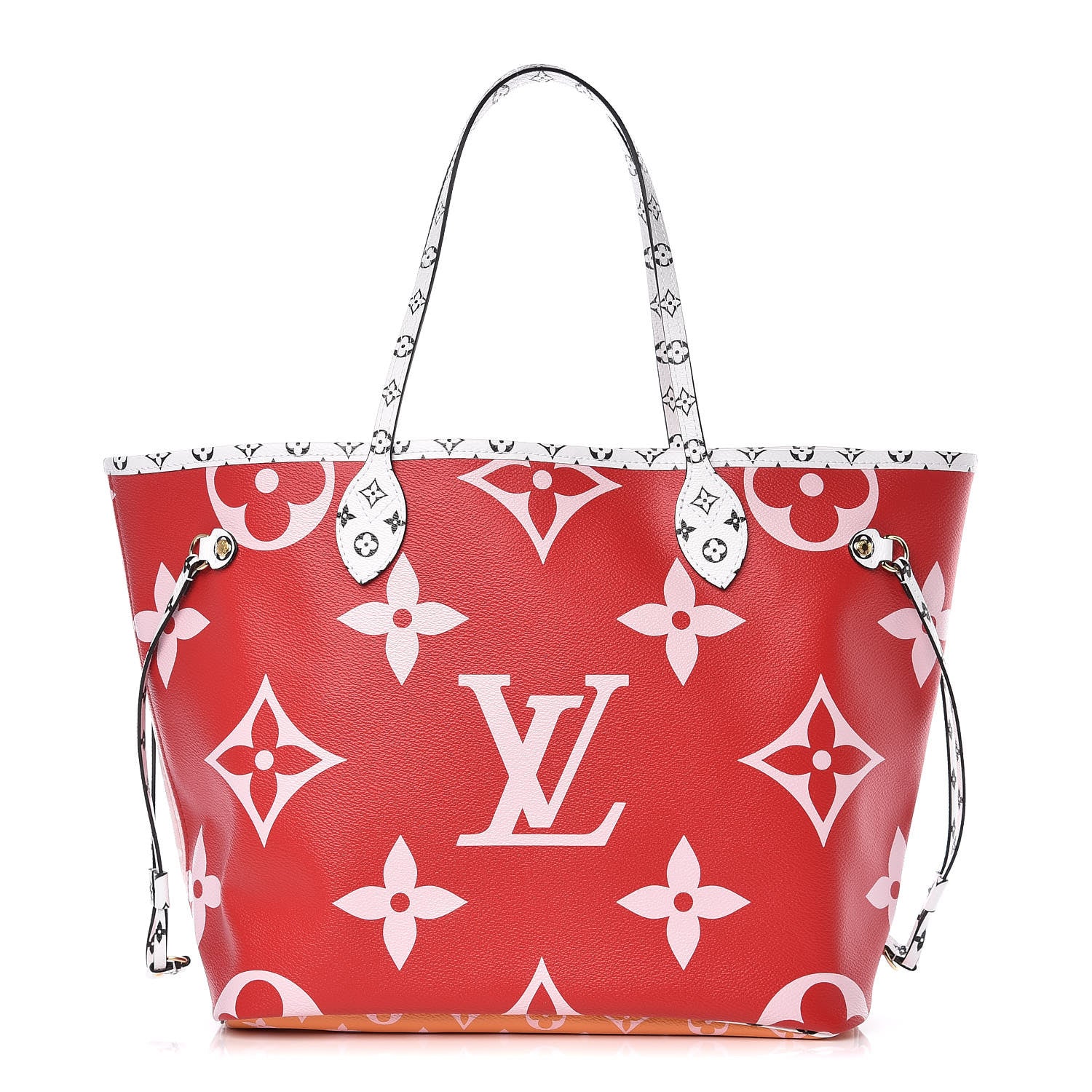 Louis Vuitton Monogram Giant Neverfull MM Rouge 3 of 11