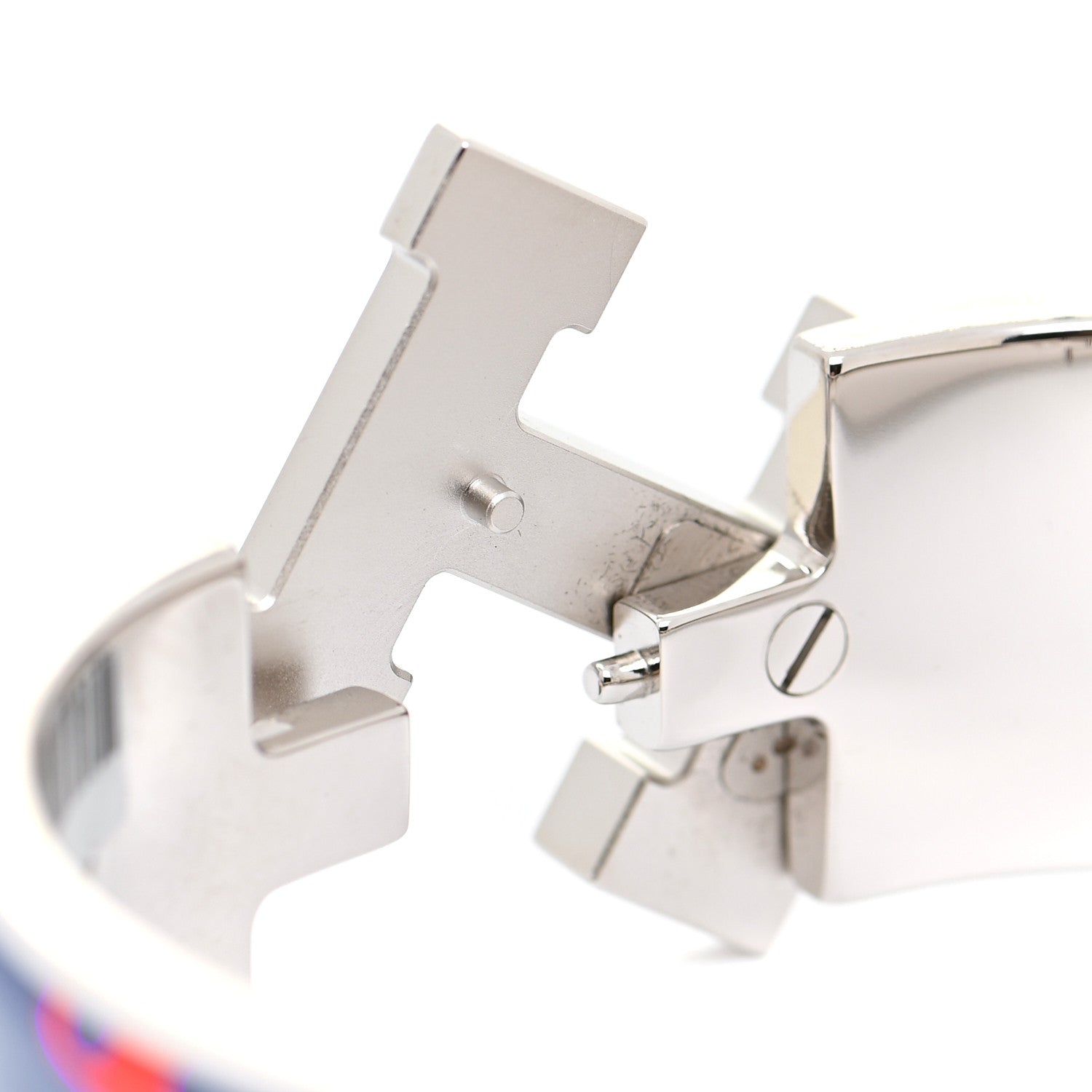 Hermes Enamel Panoplie Equestre Wide Clic Clac H Bracelet PM Drapeaux 4 of 6