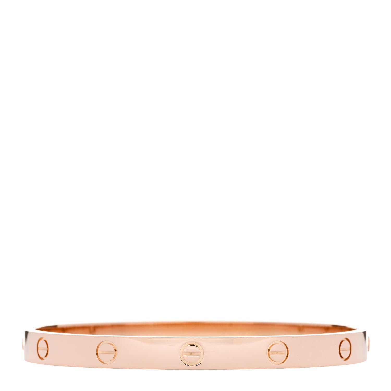 Cartier 18K Pink Gold LOVE Bracelet 19 2 of 9