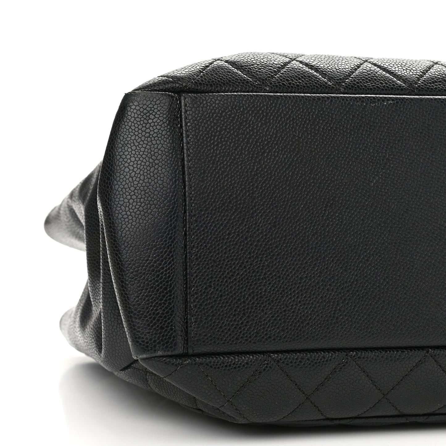 Caviar Quilted Grand Shopping Tote GST Black