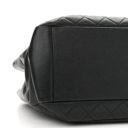 Chanel Caviar Quilted Grand Shopping Tote GST Black 10 of 13