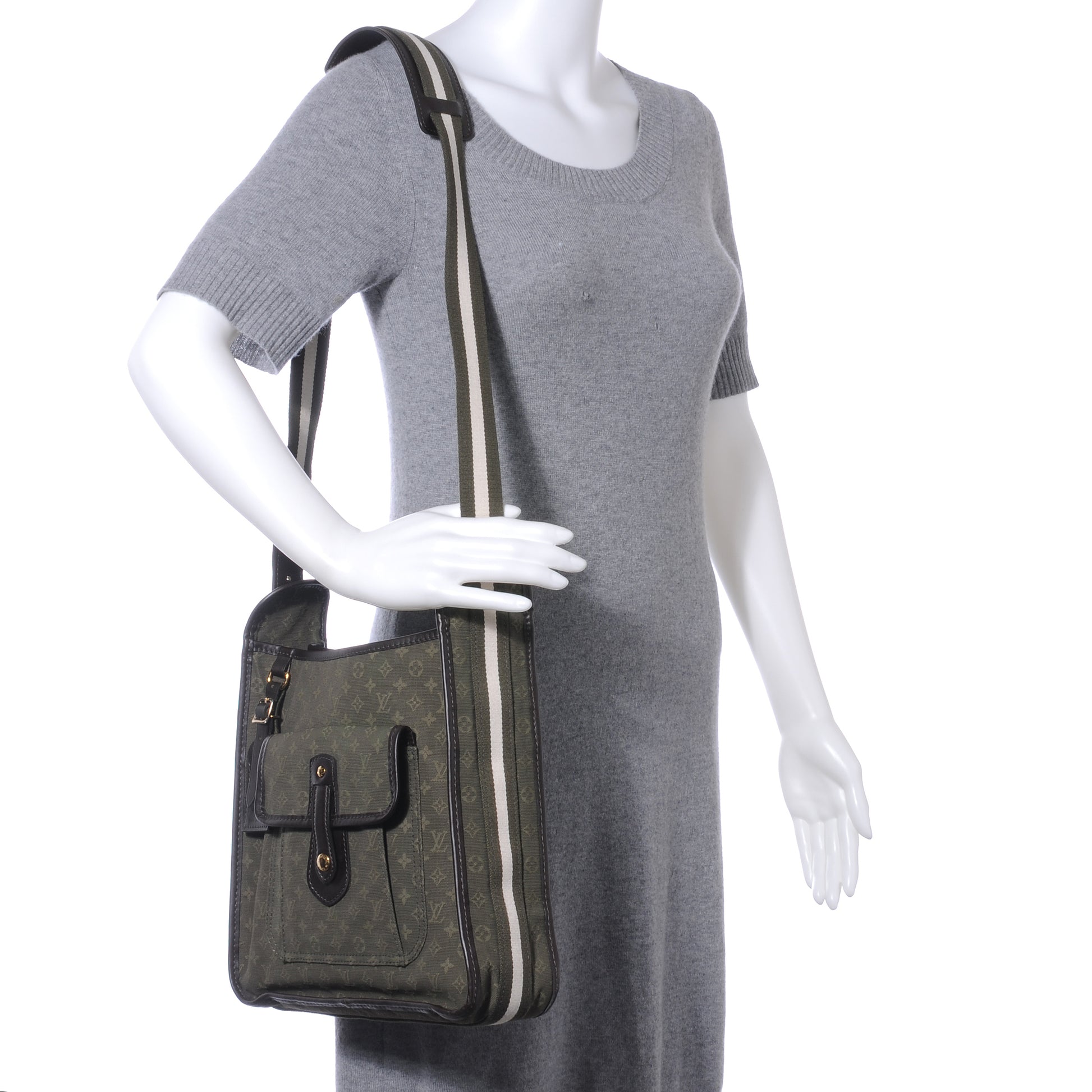 Louis Vuitton Mini Monogram Besace Mary Kate Kaki 2 of 8