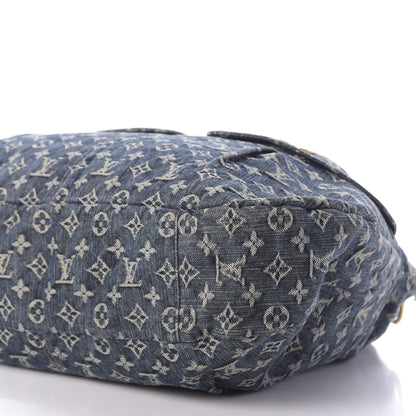 Louis Vuitton Denim Daily GM Gris Blue 7 of 9