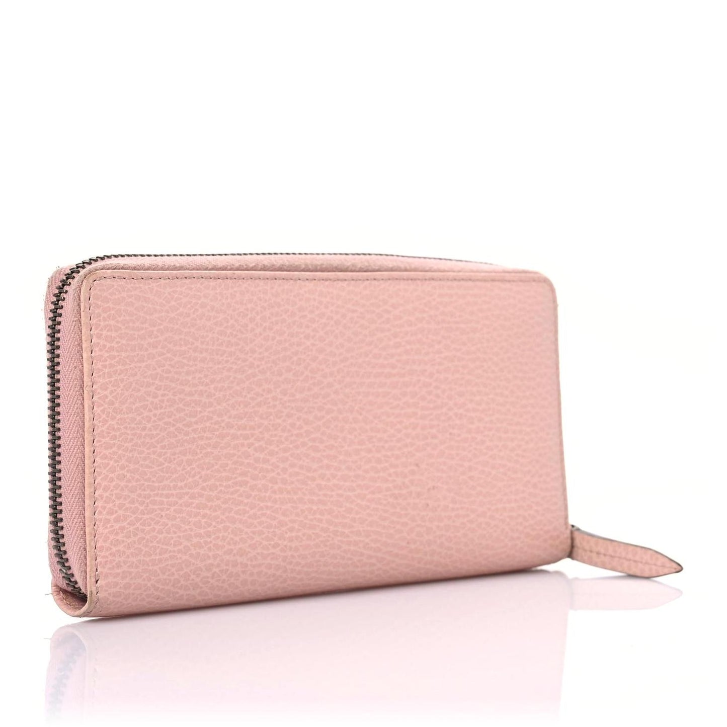 Calfskin Butterfly Farfalla Zip Around Wallet Perfect Pink