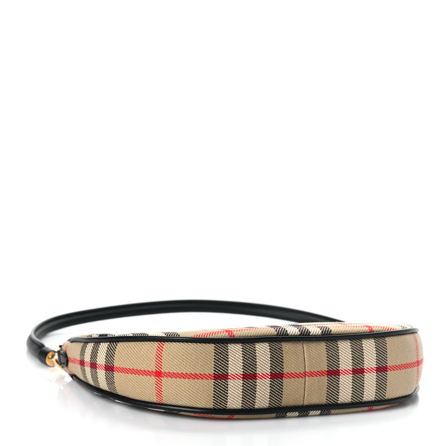 Burberry Vintage Check Calfskin Olympia Pouch Archive Beige 4 of 9