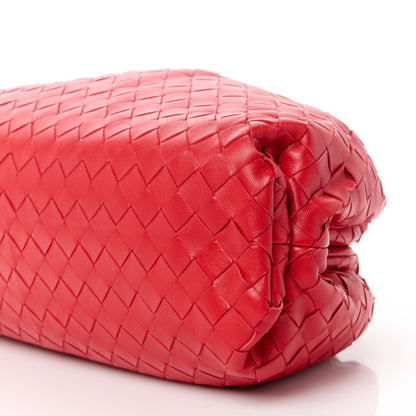 Bottega Veneta Nappa Maxi Intrecciato The Pouch Oversized Clutch Bright Red 11 of 11