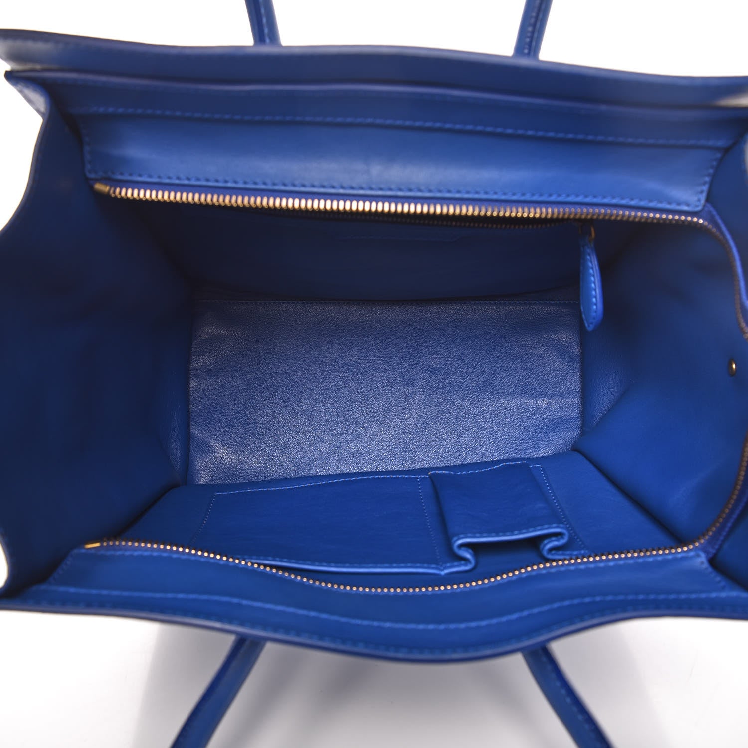 Celine Smooth Calfskin Mini Luggage Royal Blue 5 of 16