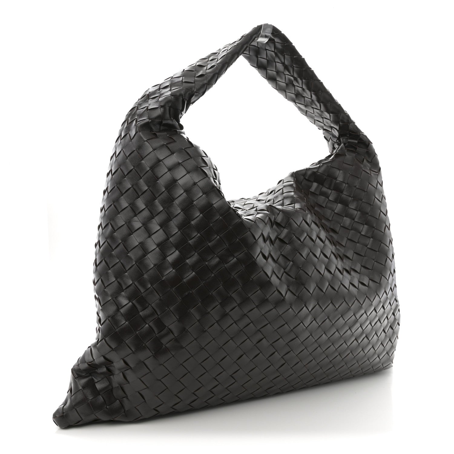 Bottega Veneta Calfskin Intrecciato Large Hop Ebano 3 of 10