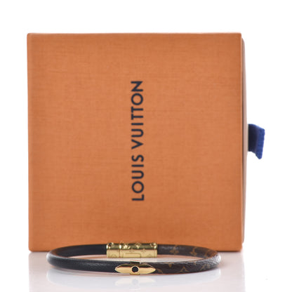 Louis Vuitton Monogram Daily Confidential Bracelet 17 Black 5 of 5