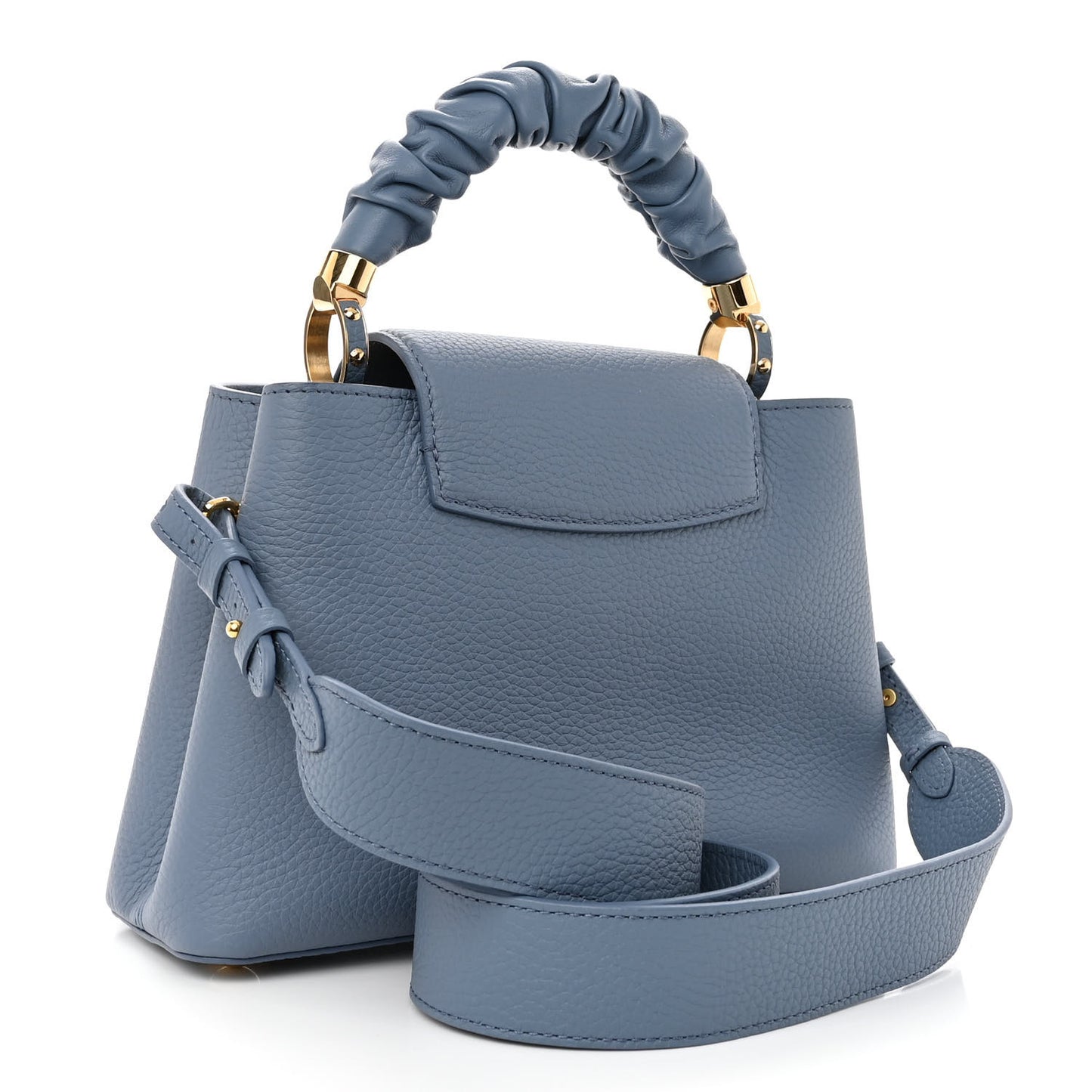 Taurillon Scrunchie Capucines BB Blue
