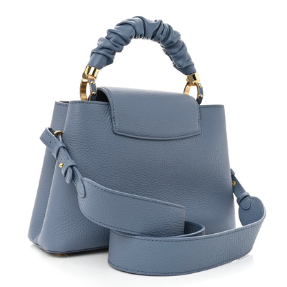 Louis Vuitton Taurillon Scrunchie Capucines BB Blue 3 of 10