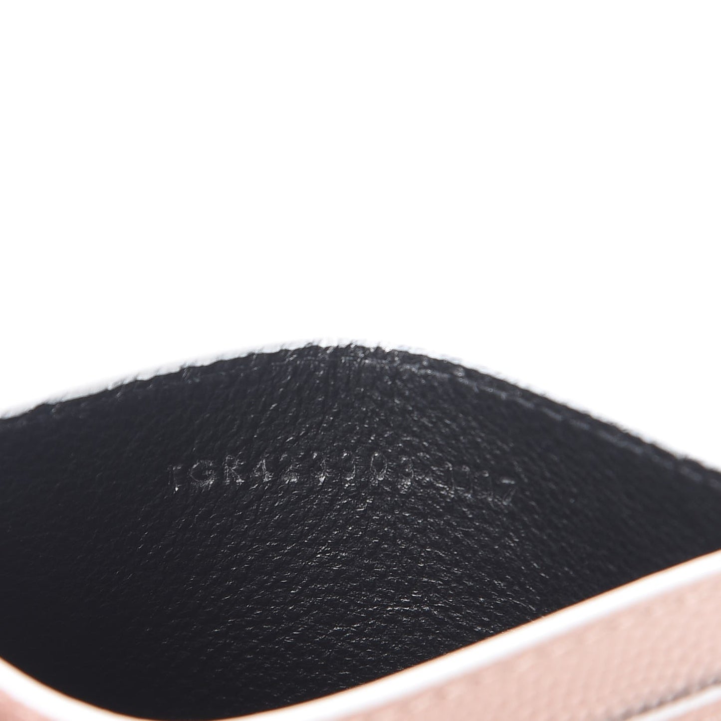 Grain De Poudre Monogram Credit Card Case Rose