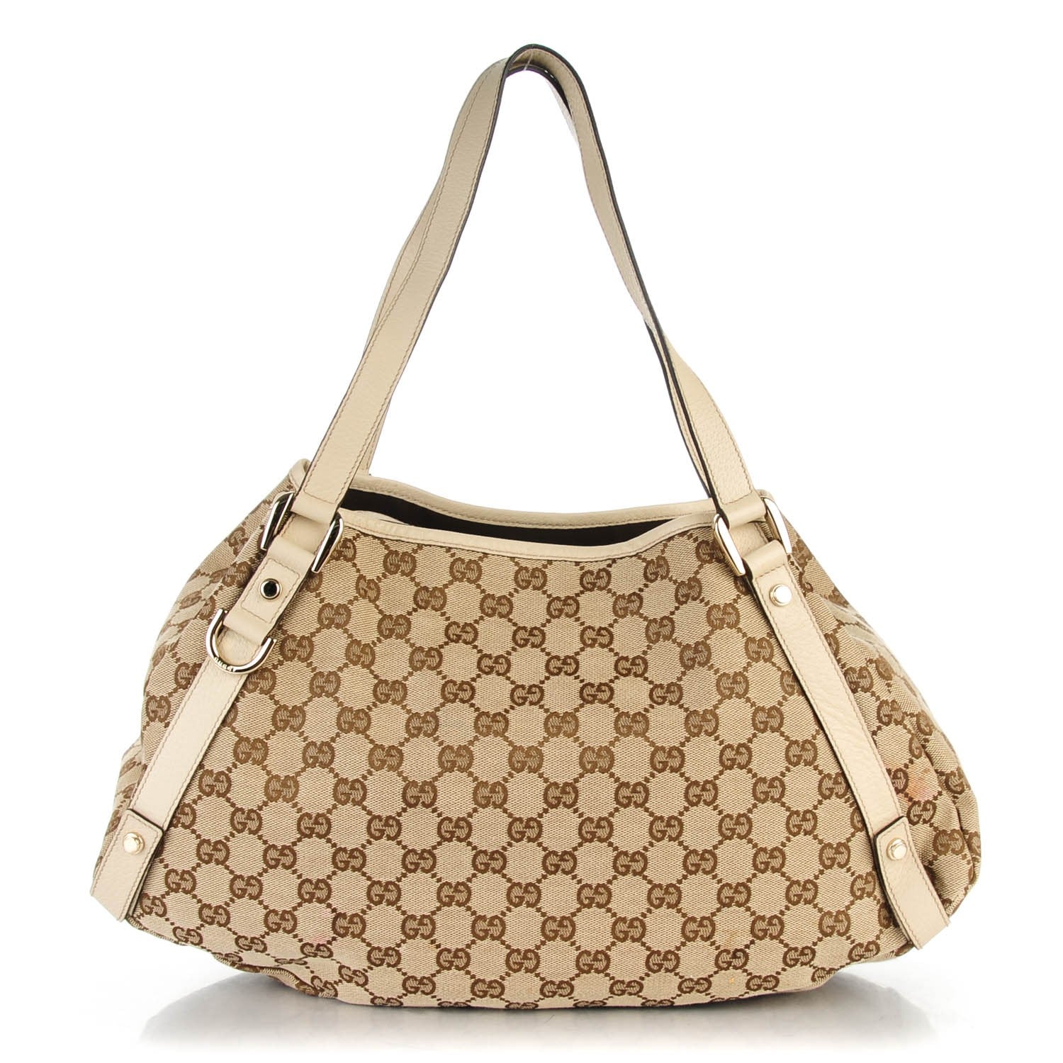 Gucci Monogram Medium Abbey Shoulder Bag Off White 1 of 7
