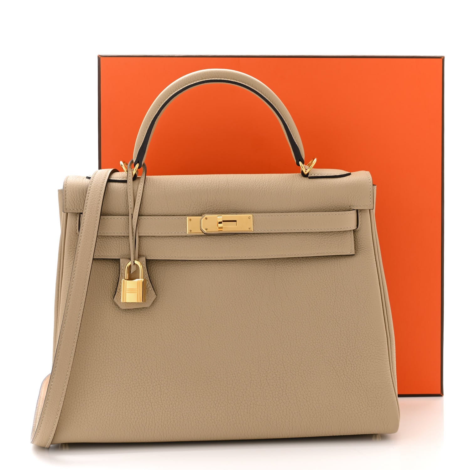 Hermes Togo Kelly Retourne 32 Trench 11 of 11