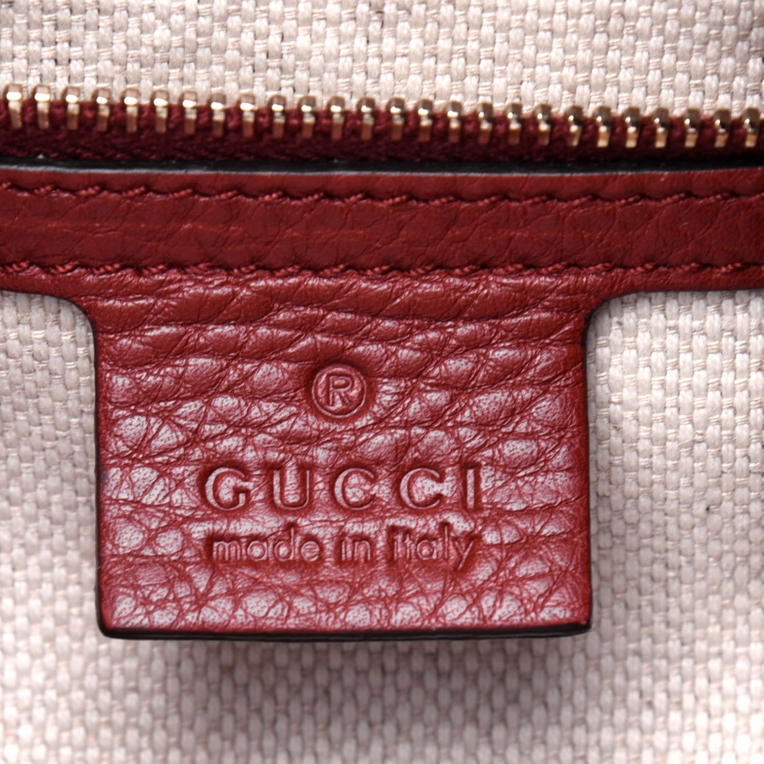 Gucci Calfskin Web Medium Dressage Hobo Red 7 of 12