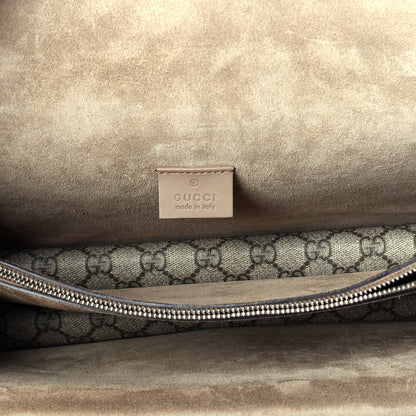 Gucci GG Supreme Monogram Small Dionysus Shoulder Bag Taupe 4 of 8