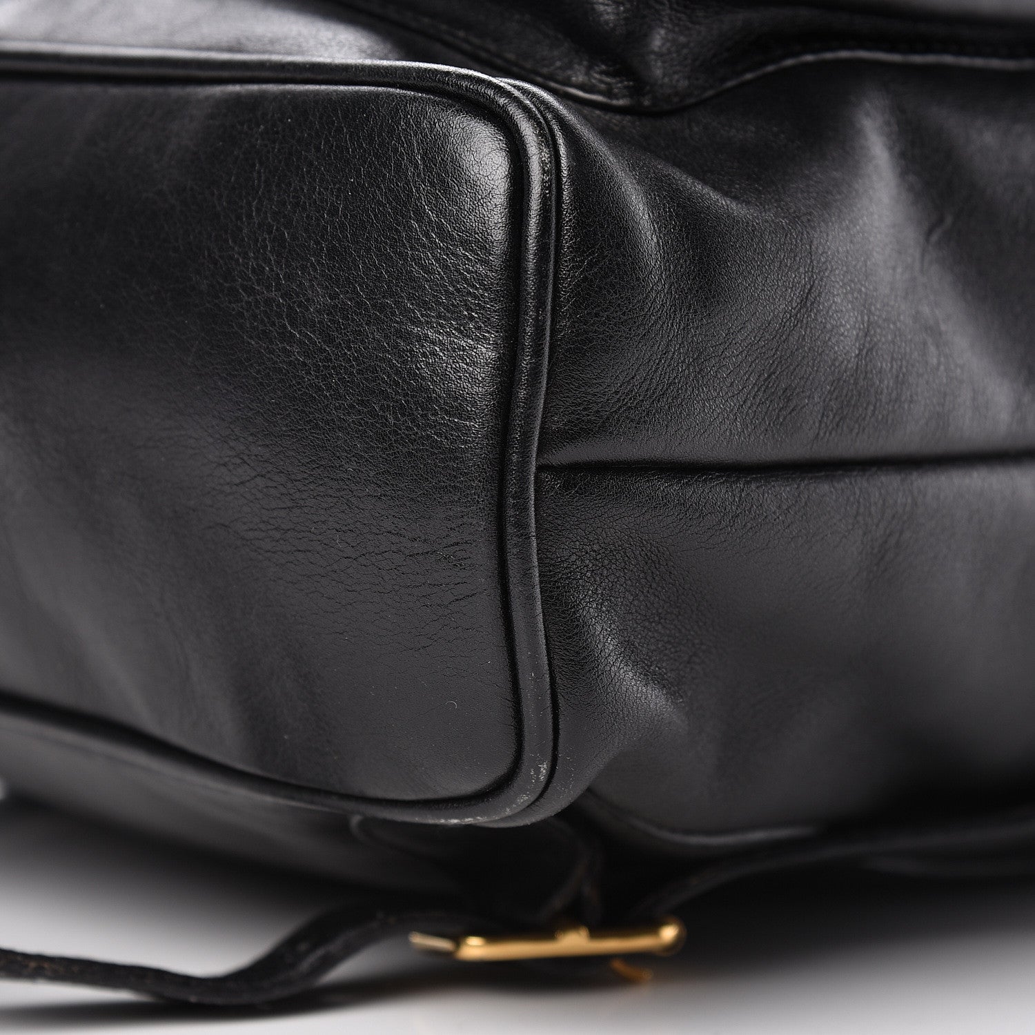Gucci Calfskin Bamboo Backpack Black 10 of 16
