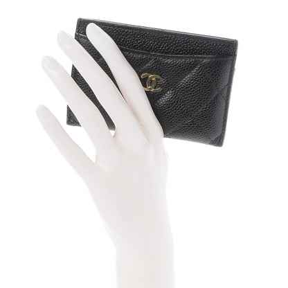 Chanel Caviar Quilted Card Holder Black 2 of 8