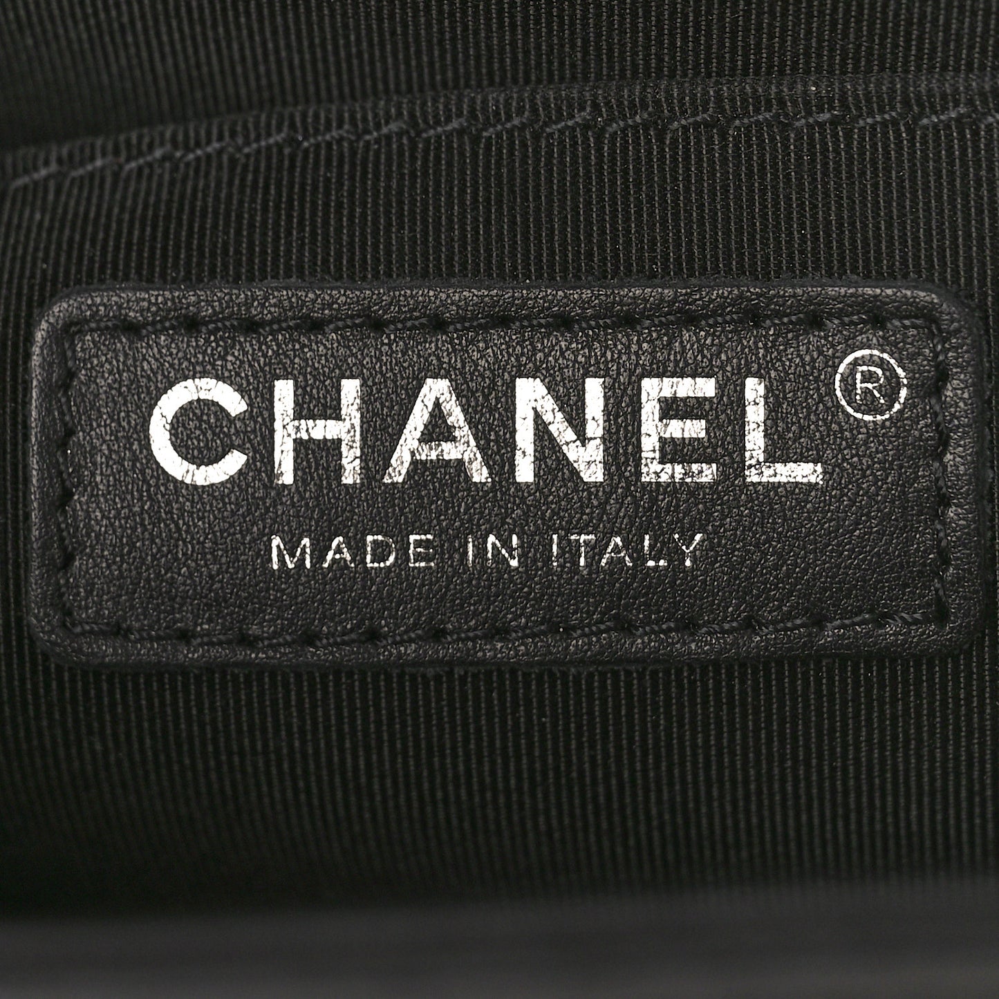 Lambskin Quilted Medium Boy Flap Black