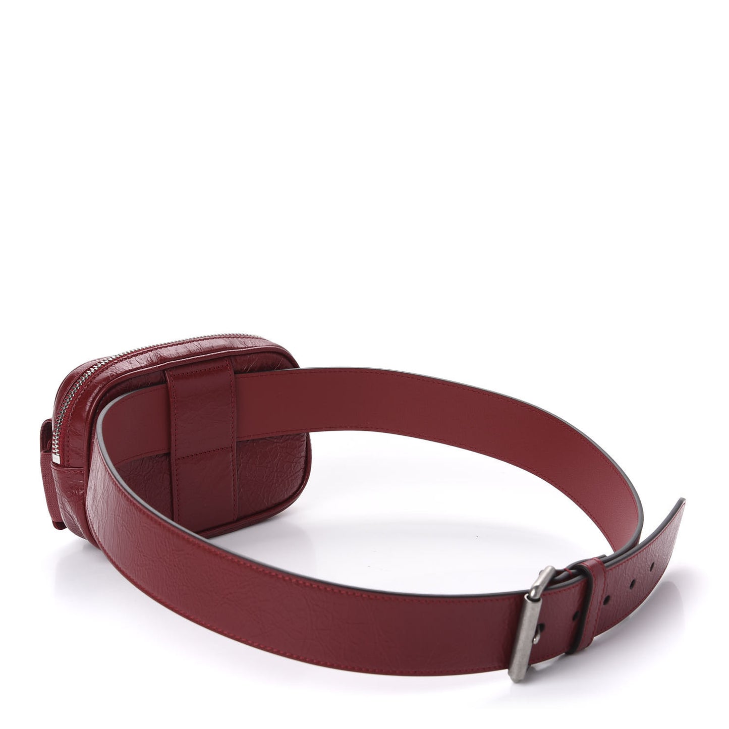 Fluffy Calfskin Mini Morpheus Belt Bag 90 36 Red