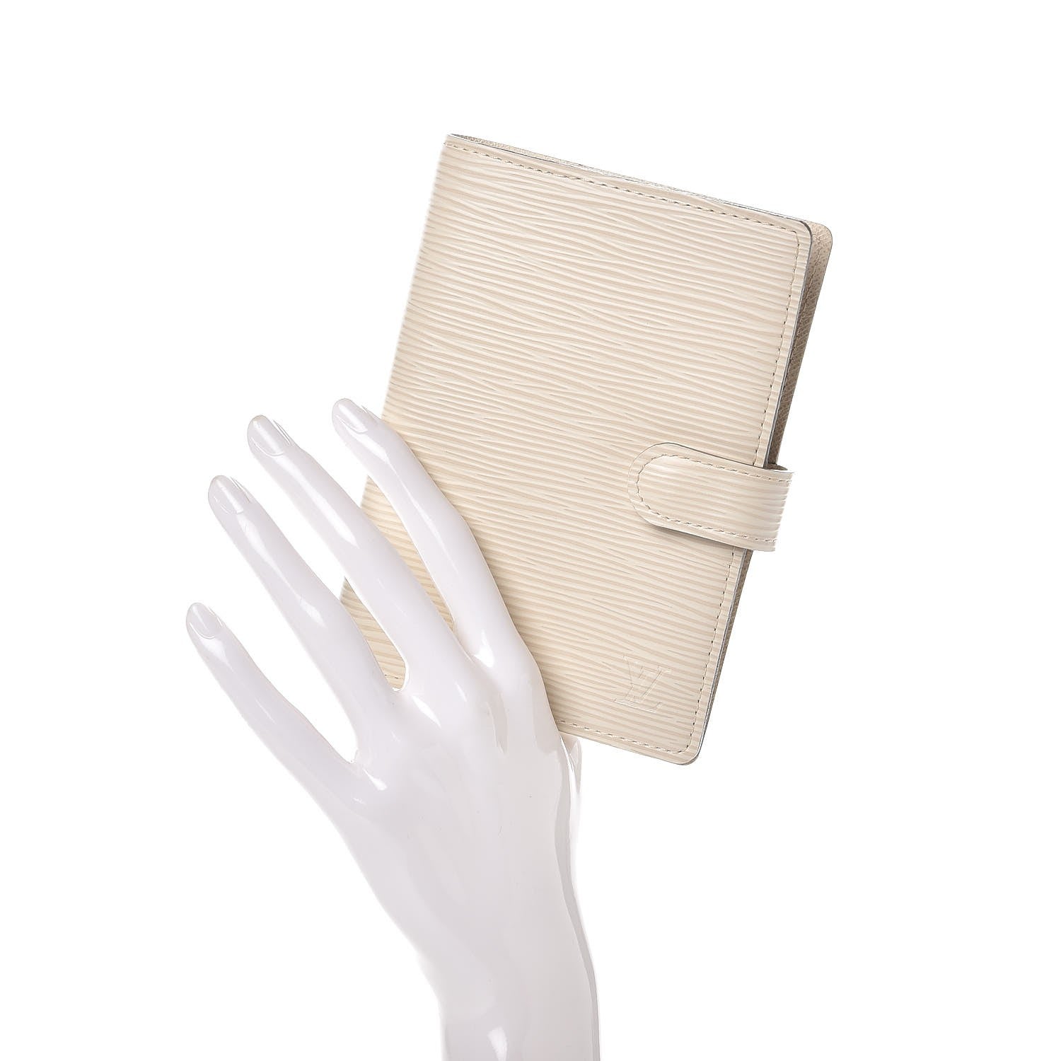 Louis Vuitton Epi Small Ring Agenda Cover Ivory Ivory 2 of 7