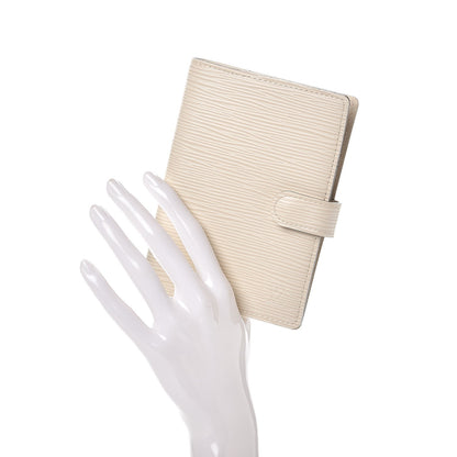 Louis Vuitton Epi Small Ring Agenda Cover Ivory Ivory 2 of 7