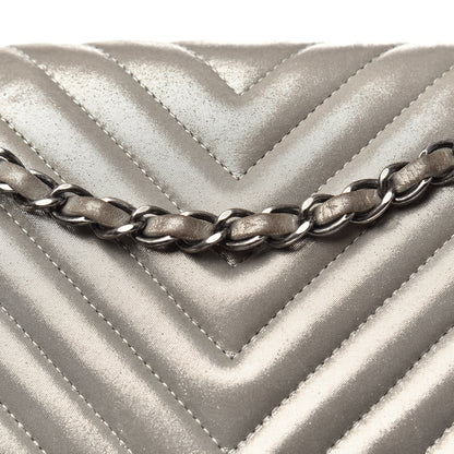 Chanel Metallic Calfskin Chevron Quilted Urban Spirit Backpack Silver 11 of 14