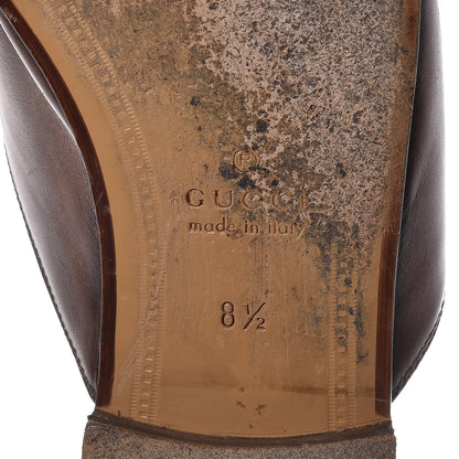 Gucci Calfskin Mens Princetown Slippers 8.5 Fondente Brown 8 of 10