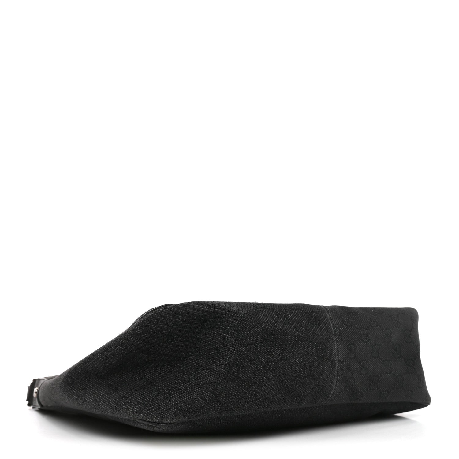 Gucci Monogram Medium Abbey Pocket Hobo Tote Black 3 of 9