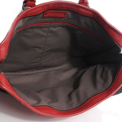 Bottega Veneta Light Calf Intrecciato Briefcase New Red 6 of 9