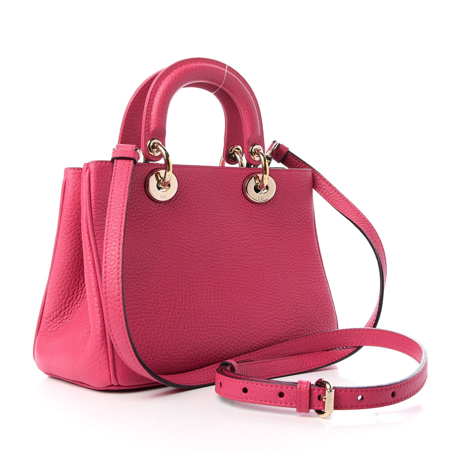 Christian Dior Bullcalf Small Diorissimo Tote Pink 3 of 8