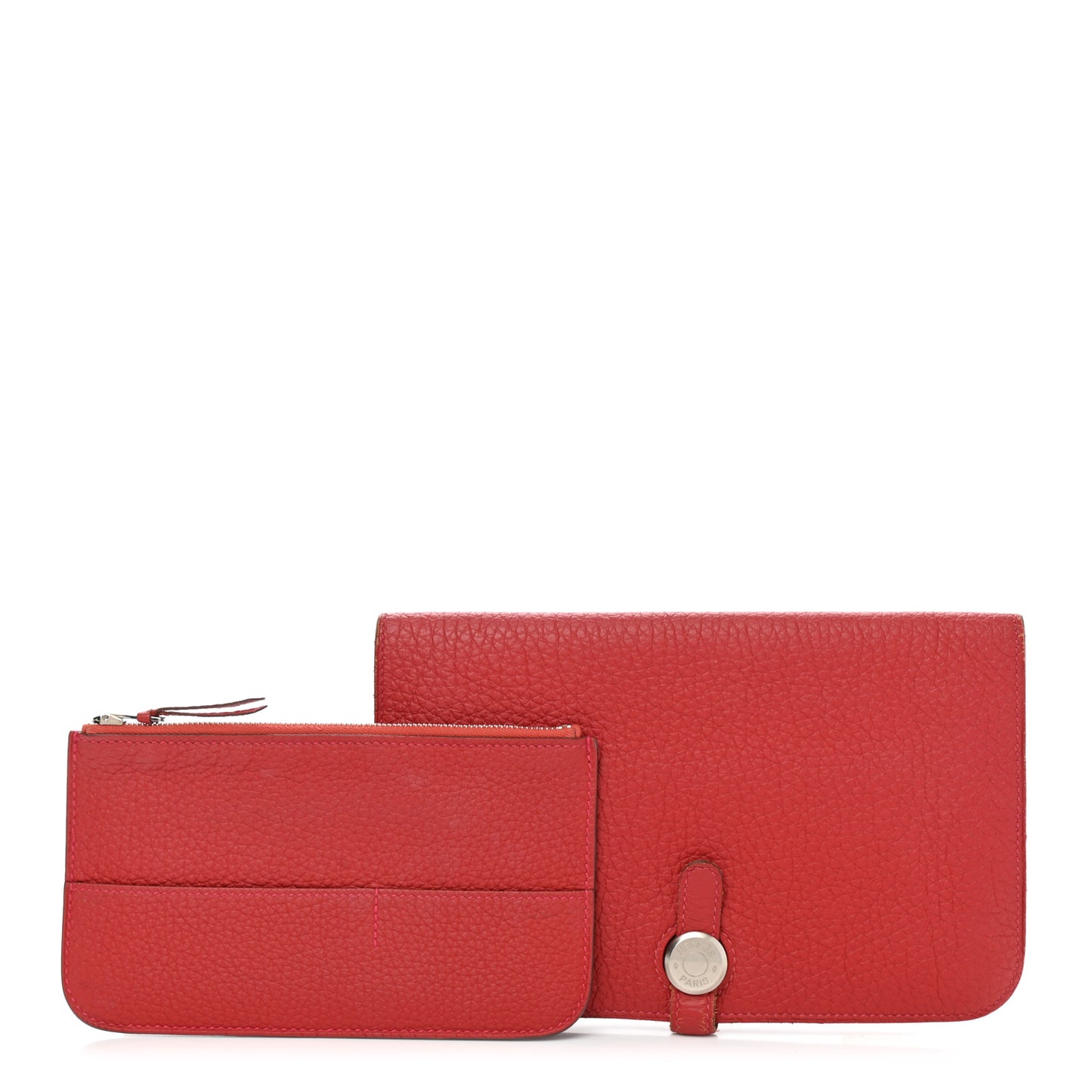 Togo Dogon Duo Wallet Rouge Casaque
