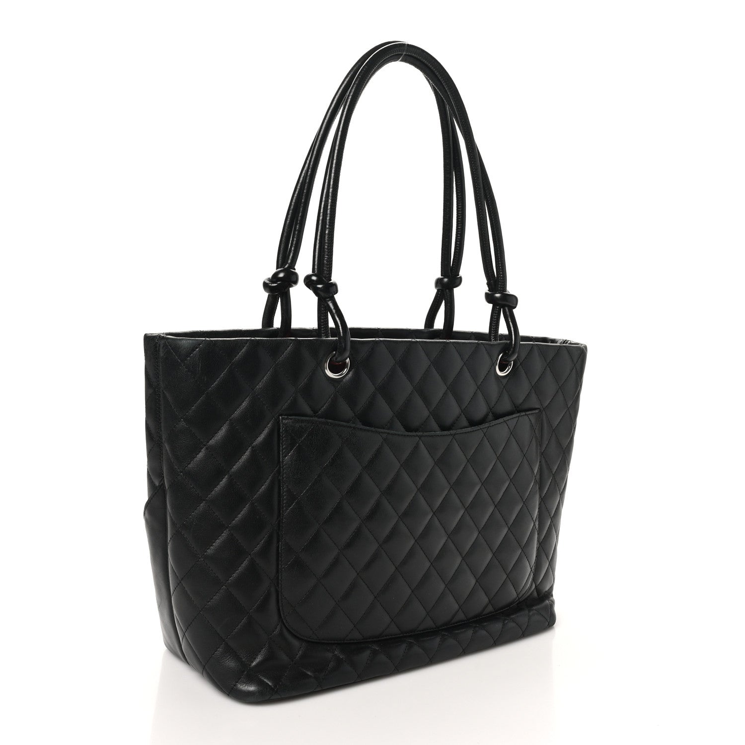Chanel Calfskin Quilted Large Cambon Tote Black 2 of 10