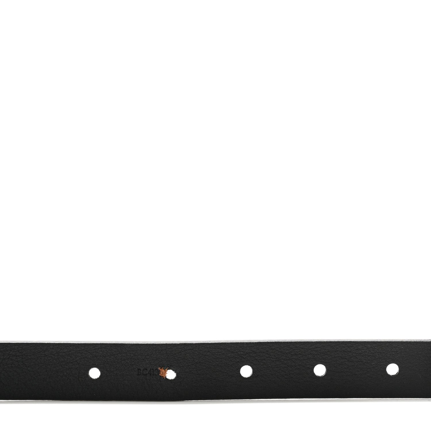 Louis Vuitton Calfskin Embossed LV Initiales 20mm Belt 75 30 Black 4 of 9
