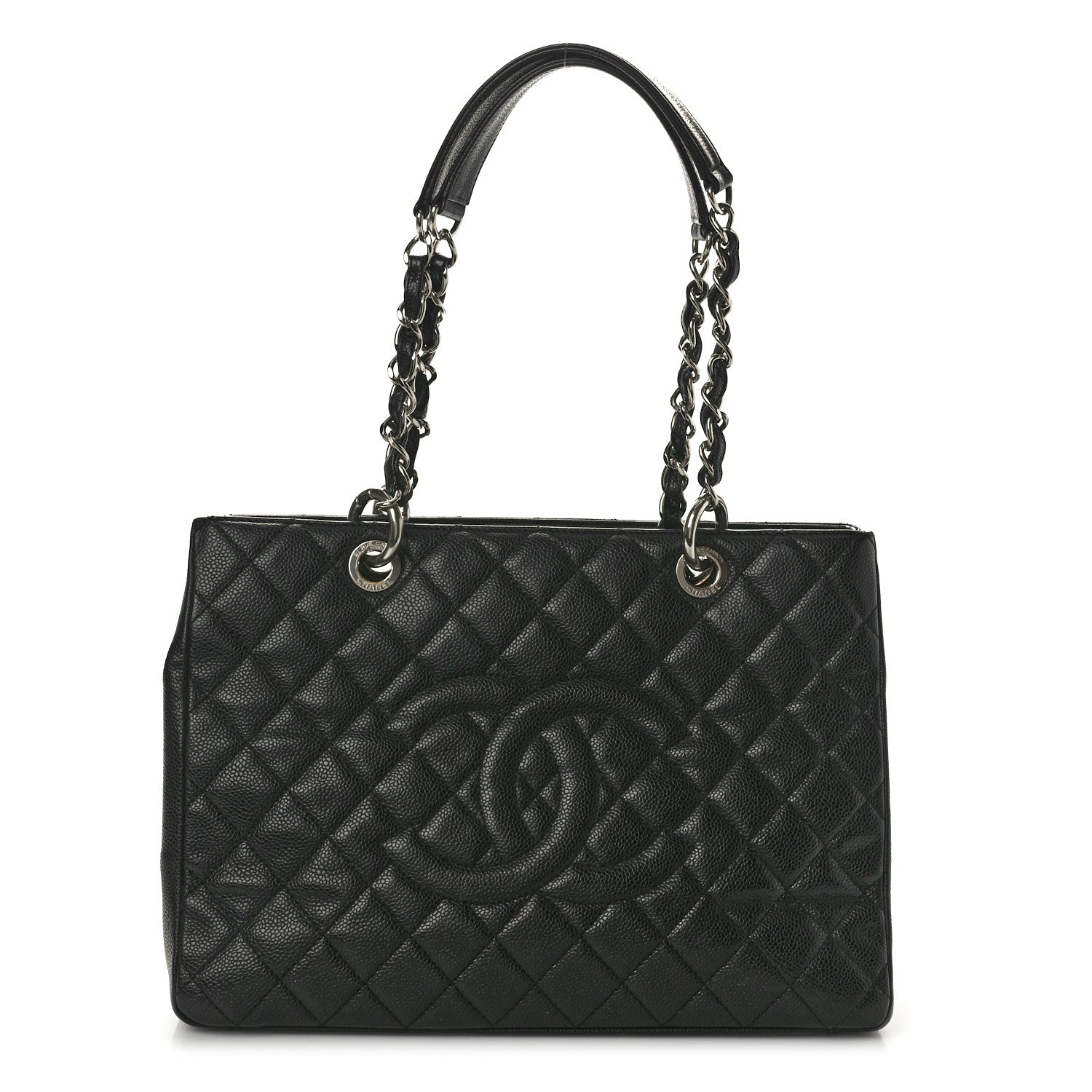 Chanel Caviar Quilted Grand Shopping Tote GST Black 1 of 10