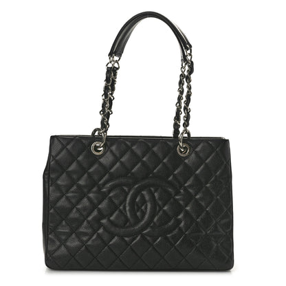 Chanel Caviar Quilted Grand Shopping Tote GST Black 1 of 10