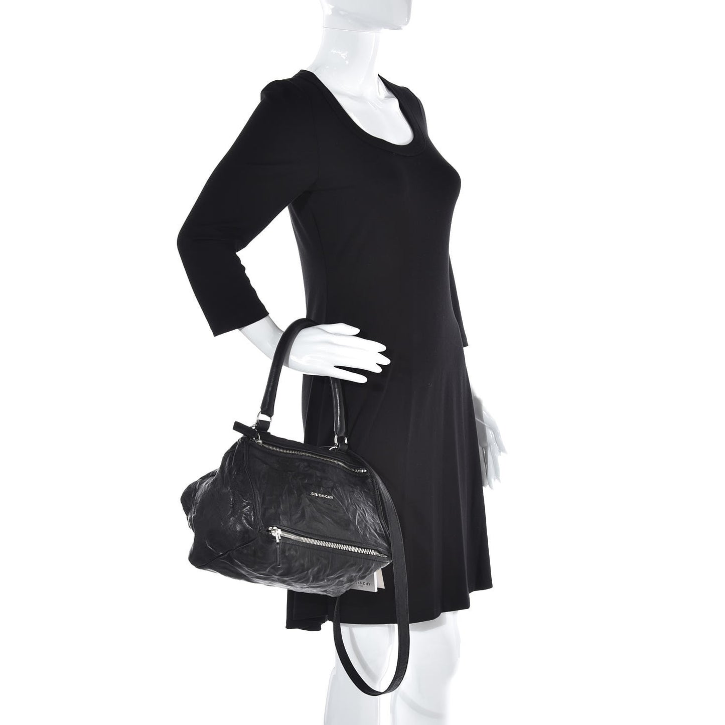 Tumbled Sheepskin Small Pandora Black