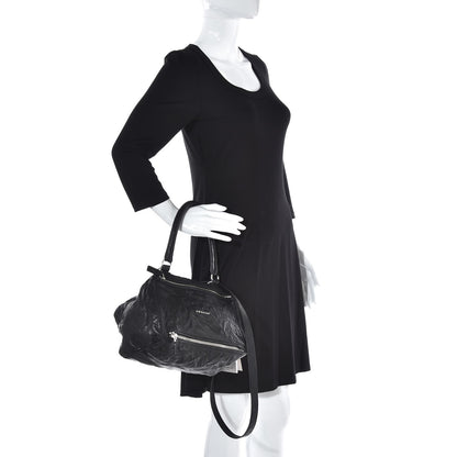 Givenchy Tumbled Sheepskin Small Pandora Black 2 of 8