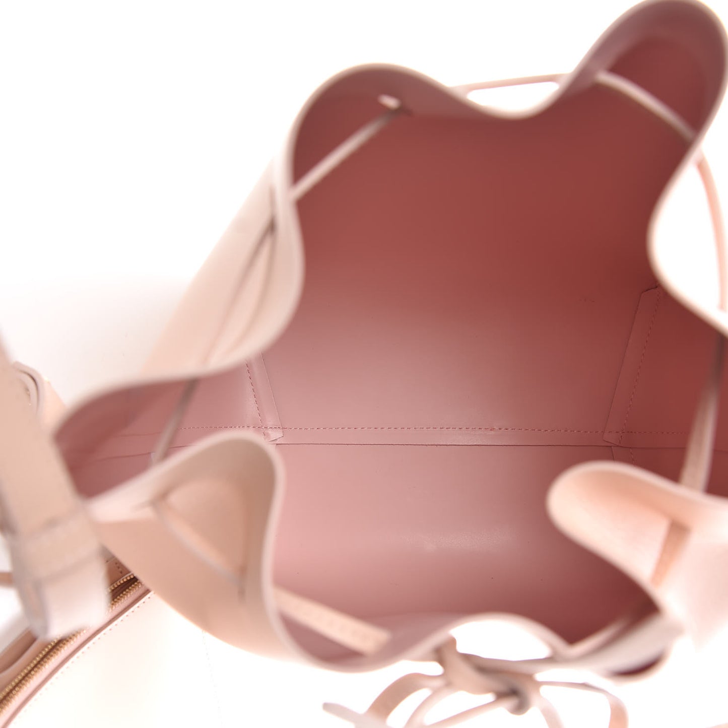Calfskin Bucket Bag Rosa